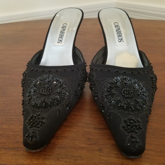 caparros beaded shoes